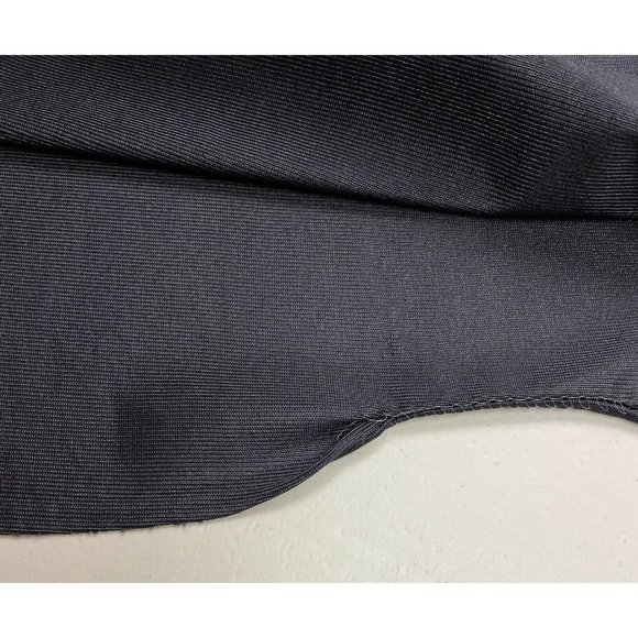 Vintage ILGWU Black Slip Lace Shiny Long Spaghetti Straps Nightie Medium - Picture 9 of 10